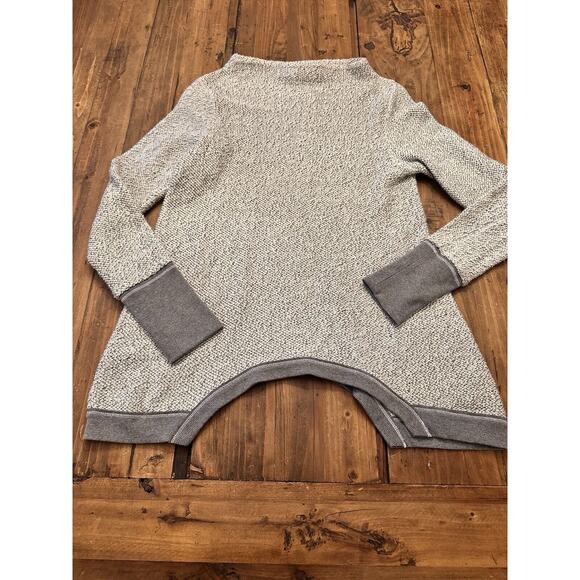 Anthropologie Sweaters - Anthropologie Postmark Knit Sweater Tunic Size XS Gray Cabincore Casual Comfort